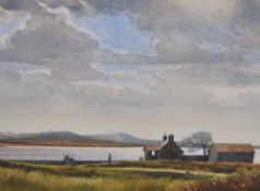 Artist unknown, two 20th century Scottish scene watercolours, one entitled Strathmore Lodge,