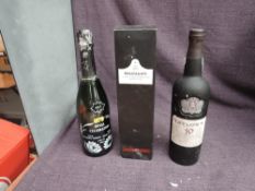 Three bottles of Alcohol, Royal Celebration 1986 Vin Mouxxeux France Sparkling Wine 9.5%, 75cl,