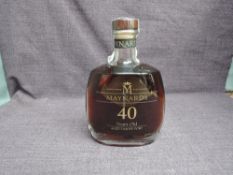 A bottle of Maynard's 40 Years Old Aged Tawny Port, 20% vol, 75cl