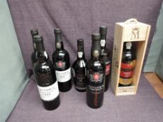 Seven bottles of Vintage Port, Taylor's Late Bottled 1999 and 2015, Taylor's First Estate Reserve,