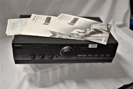 A Technics A600 Amplifier with manual