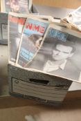 A lot of approximately eighty music papers from the 1980's - a selection that may included NME ,