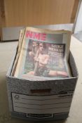 A lot of approximately eighty music papers from the 1980's - a selection that may included NME ,