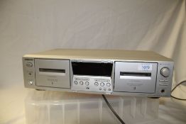 A Sony TC WE475 double cassette deck - a nice high quality piece of kit on offer here