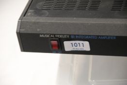 A musical fidelity integrated amplifier B1 - a solid sounding piece of kit that has been well