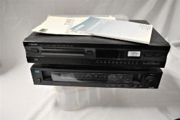 A Yamaha CD player and a Sansui Tuner