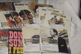 A lot of 7' singles - ex shop stock that covers new wave / punk / pop and rock - all been very