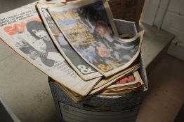 A lot of approximately eighty music papers from the 1980's - a selection that may included NME ,
