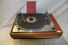 A vintage Goldring Lenco turntable - a restoration project as you can see by the photos - a solid