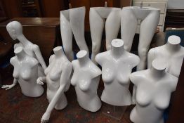 A selection of mannequins