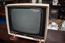 A vintage GEC portable TV, model Junior Fineline