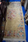 A fireside rug in cream with floral pattern AF