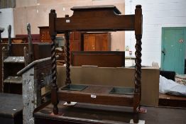 An early 20th century hall way stand.