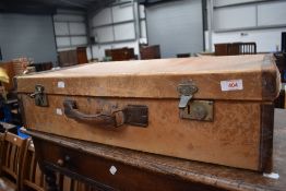 A vintage travel case