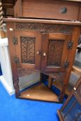 A Priory style corner cabinet