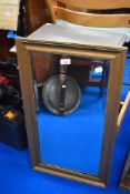 A gilt frame wall mirror, approx 70 x 40cm
