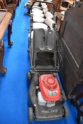 A Honda GCV160 5.5 petrol lawn mower.