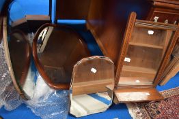 A selection of mirrors in various styles.