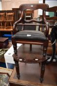 A Victorian adjustable childs high chair.
