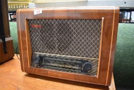 An Art Deco Pye radio set.
