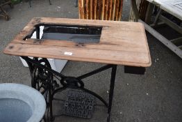 A Bradbury of Oldham sewing machine base.
