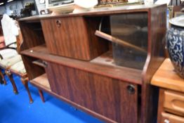 A mid century Rose Wood effect side board.