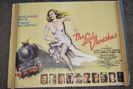 Four genuine vintage movie quad poster including The Lady Vanishes, California Suite, Summer Lovers,