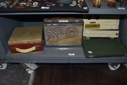Three mid century radios, including Cavalier and Vidor.
