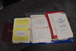 Autograph book from the early 1950s: