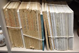 A small collection of Wine and Food Society journals, 1930's, 1940's 1980's and 1990's