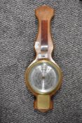 A 1970's Comitti of London barometer, with attached BADMCC 1970 trails plaque