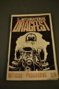 A British drag racing association 2nd international Dragfest programme, dated 1965.