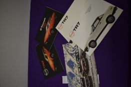 Five Triumph Specification catalogues, of TR7 and Dolomite interest.
