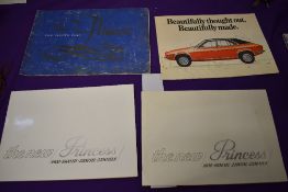 Four specifications catalogues of Princess interest.