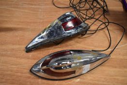 A pair of mid century tail lights, possibly American.