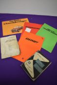 An Assortment of Volkswagen ephemera, including Sedan and convertible instruction manuals and