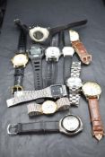 A selection of gent's wrist watches including Casio, York Fitness, Avia, Jet Stream etc