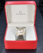 A Gentleman's Omega Constellation Co-Axial 'Double Eagle' bi-colour stainless steel and yellow metal