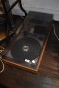 A vintage Sharp SG- 309H cassette and record player music centre. In good condition with dust