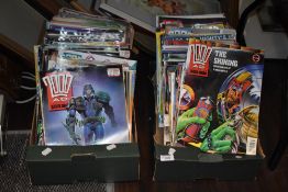 Approximately 200 issues of 2000AD and Judge Dredd comic books from the early 90's.