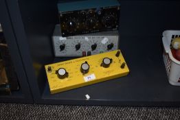 Three vintage resistor boxes or similar.
