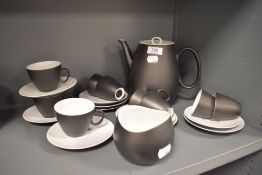 A retro German stylised partial tea set, designed by Raymond Loewy.