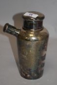 A vintage Manco silver plated cocktail shaker.