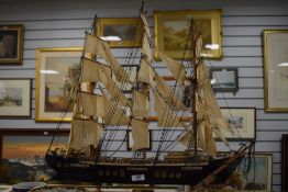 A model boat, HMS Valient.