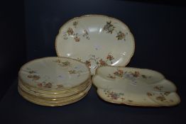 A collection of late 19th/early 20th century Royal China Works Worcester (Granger and Co) plates