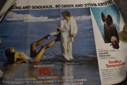 Five 1970s/80s UK Quad cinema posters.