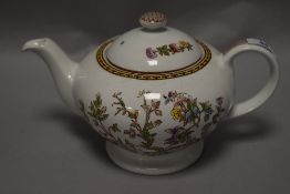 An Ironstone 'Indian tree' tea pot.
