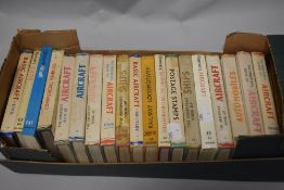 A collection of observers books, predominantly 1950s and 1960s.