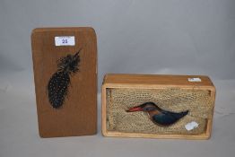 A highly detailed composite kingfisher study 'Feathers friend No.1234/5000, boxed with cert, AF.