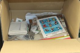LARGE STAMP SORTER BOX, COVERS, PACKETS ON AND OFF PAPER AND MORE Plenty here to get your teeth in